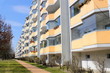 Sanierter Plattenbau