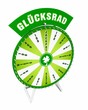 3D Glücksrad - Grün freigestellt 05