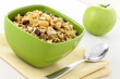 healthy muesli breakfast