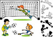 Goalkeeper soccer kids
