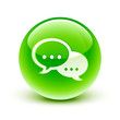 icône conversation / speech bubble icon icône conversation / speech bubble icon
