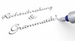 Stift Konzept - Rechtschreibung & Grammatik!