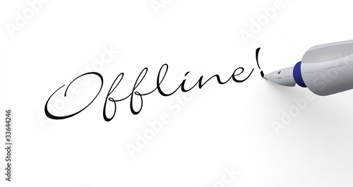 Illustration: Stift Konzept - Offline Stift Konzept - Offline
