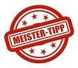Sternen Stempel rot rel MEISTER TIPP