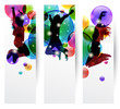 Set di tre banner - Banners with jumping people