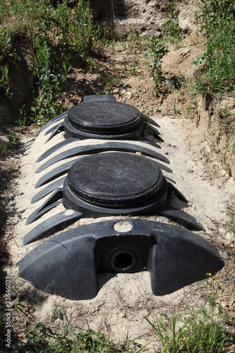 Photo: Private Sewage Septic Tank Vertical Private Sewage Septic Tank Vertical