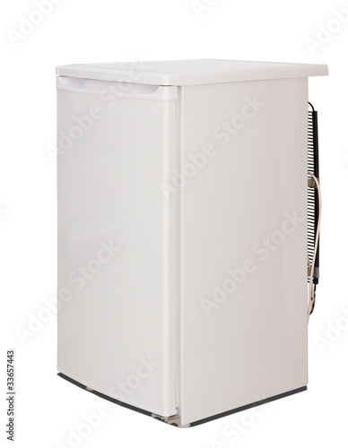 Photo: White refrigerator White refrigerator