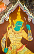 Art thai painting on wall in temple Art thai painting on wall in temple