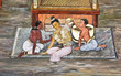 Art thai painting on wall in temple Art thai painting on wall in temple