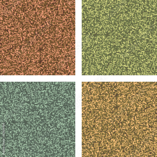 Vektor: Classic camouflage pattern four colorways. EPS 8 Classic camouflage pattern four colorways. EPS 8