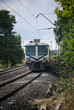 Railroad track and train