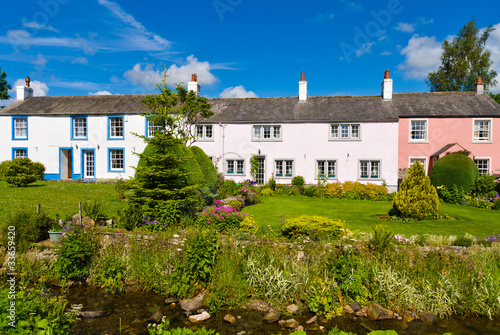 Photo: Row of village cottages Row of village cottages
