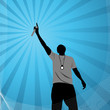 rapper vector illustration