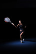 Photo: woman play tennis woman play tennis