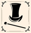 vintage man's hat