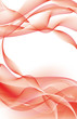 sfondo astratto a tema energico con linee curve in rosso
