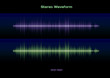 Stereo sound waveform