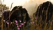 Nebel im Gebirge