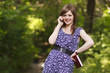 Cute girl talking on the phone
