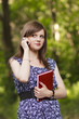 Cute girl talking on the phone