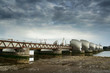 Thames barrier, River Thames, London, UK