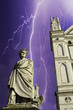 Storm over Piazza Santa Croce Architecture in Florence