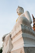 White buddha statue in Ayutthaya province White buddha statue in Ayutthaya province