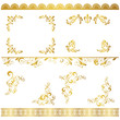 gold frame set