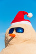 Portrait Of Perfect Sandman With Blue Sky