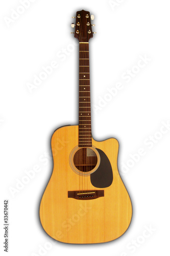 Photo: acoustic guitar - cutaway acoustic guitar - cutaway