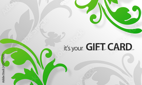 Illustration: Green Flower Giftcard Green Flower Giftcard