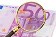 Viele 500 Eurogeld Banknoten