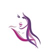 Beautiful woman logo
