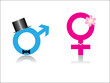 male female symbols vector male female symbols vector