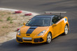Fast car in a race