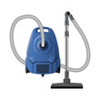 Blue vacuum cleaner