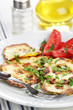 Roasted pattypan squash