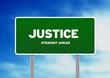 Justice Highway Sign Justice Highway Sign