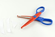 Scissors Curve line for paper