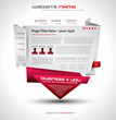 Vector: Origami Website - Elegant Design Origami Website - Elegant Design