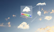 Elements of the social network against the sky Elements of the social network against the sky