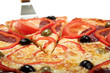 pizza with salami