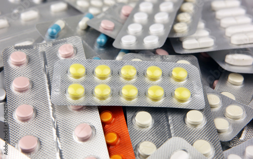 Photo: Packs of pills Packs of pills