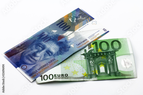 Photo: schweizerfranken euro schweizerfranken euro