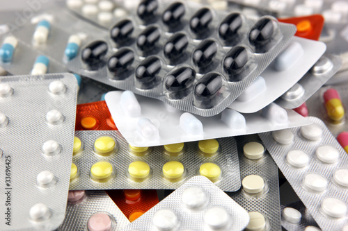 Photo: Packs of pills Packs of pills