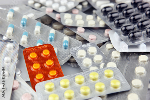 Photo: Packs of pills Packs of pills