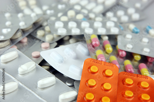 Photo: Packs of pills Packs of pills