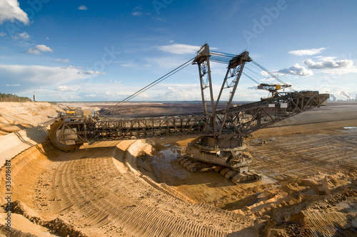 Photo: Tagebau-Bagger Tagebau-Bagger