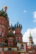 St. Basil's Cathedral in Moscow on red square
