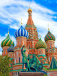 Cathedral of Vasily the Blessed on Red Square in Moscow, Russia Cathedral of Vasily the Blessed on Red Square in Moscow, Russia